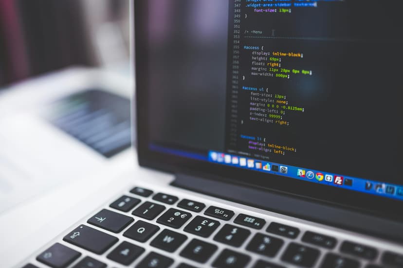 Engineer working on frontend code